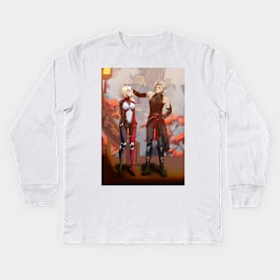 Nemesis and Zeke of Tower of Fantasy Kids Long Sleeve T-Shirt